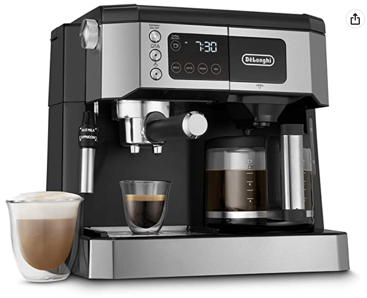 De'Longhi All-in-One Combination Coffee Maker & Espresso Machine