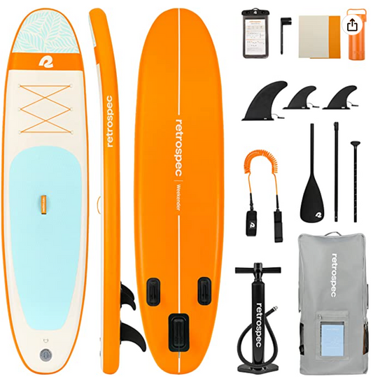 Retrospec Weekender 10' Inflatable Stand Up Paddleboard