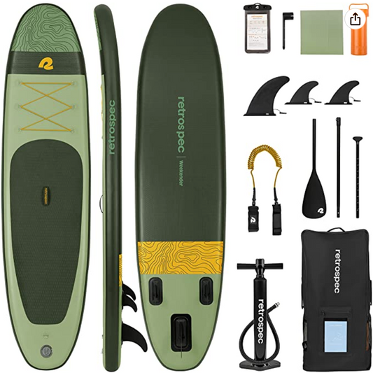 Retrospec Weekender 10' Inflatable Stand Up Paddleboard