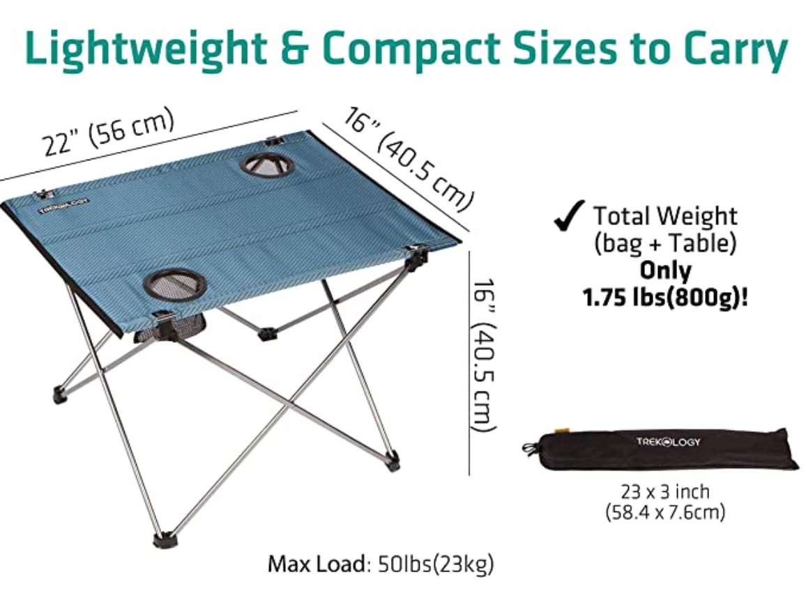 Trekology Foldable Camping Picnic Tables