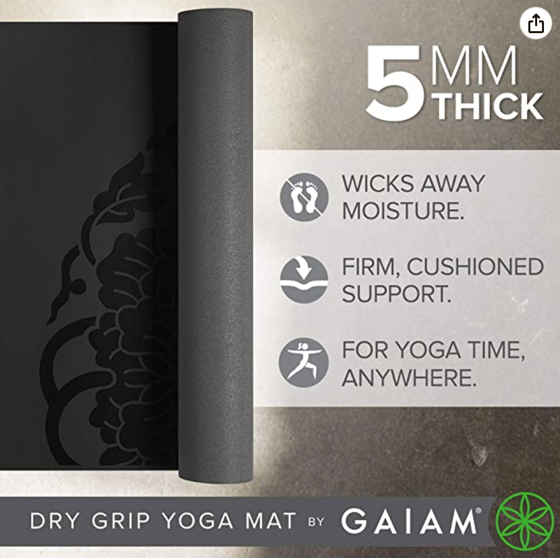 Gaiam Yoga Mat - Premium