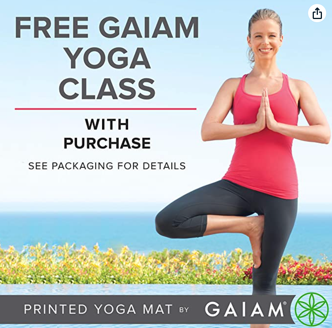 Gaiam Yoga Mat Cork