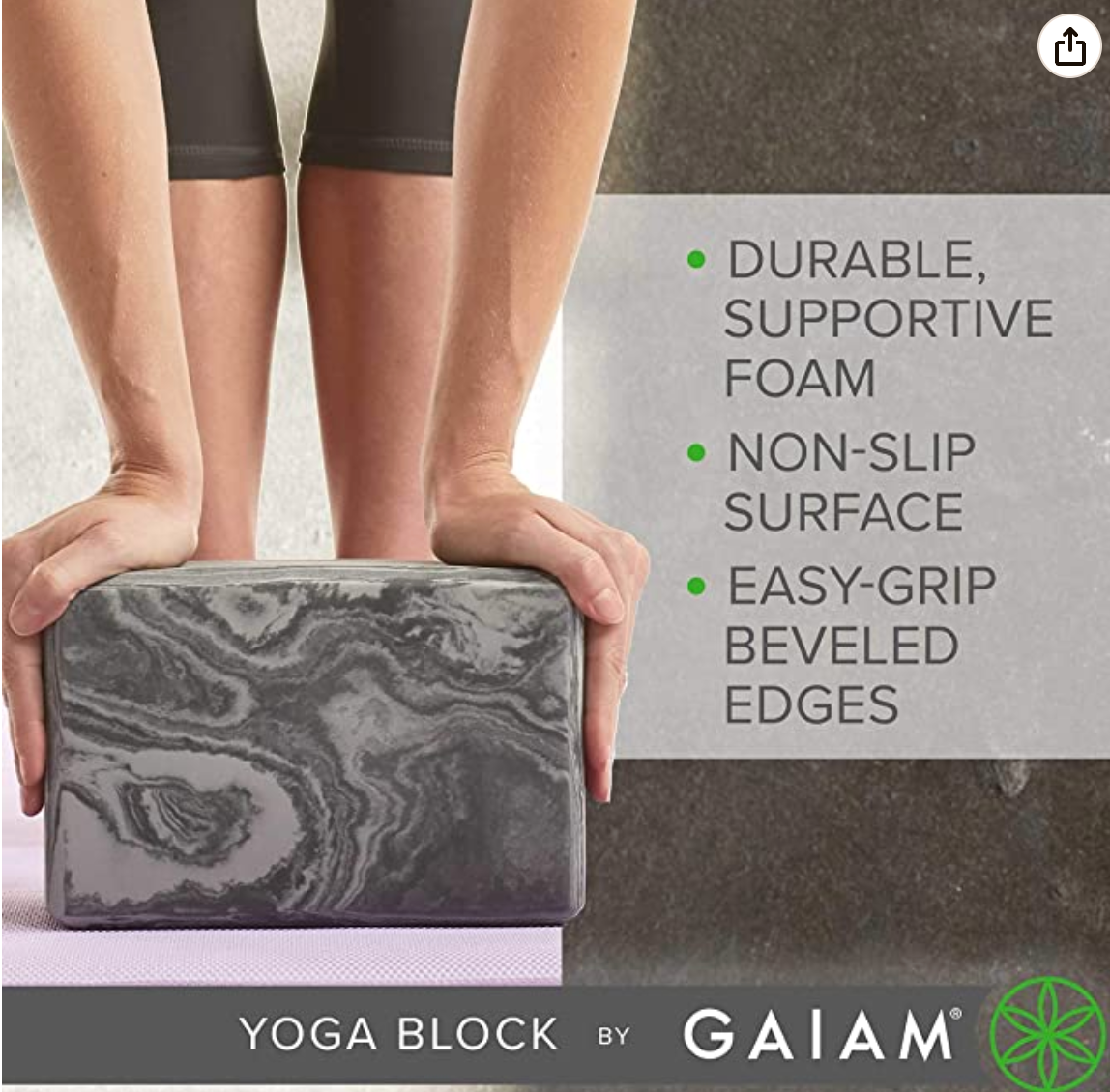 Gaiam Yoga Block