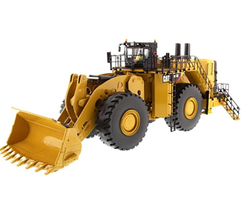 1:50 Cat 994K Wheel Loader - Rock Bucket Version in Yellow - Diecast Masters